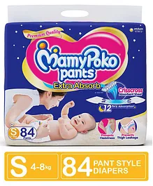 MamyPoko Extra Absorb Pant Style Diaper Small Size - 84 Pieces