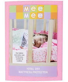 Mee Mee Total Dry Mattress Protector Pink - Medium