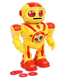 Mitashi Skykidz Robot Musical Toy Yellow Red - Height 25 cm
