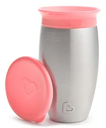 Munchkin Stainless Steel Miracle Cup Pink - 296 ml