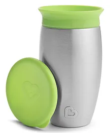 Munchkin Stainless Steel Miracle Cup Green - 296 ml
