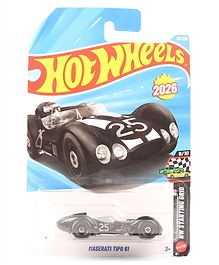 Hot Wheels Maserati Die Cast Free Wheel Toy Car - Black