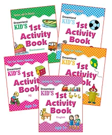Dreamland Kid's Activity - Pack (5 Titles- English, Maths, Environment, Good Habits, IQ)