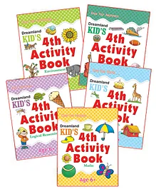 Dreamland Kid's Activity - Pack (5 Titles - English, Maths, Environment, General Knowledge, Logical Reasoning )