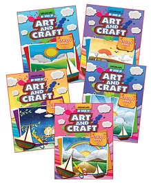 Dreamland Art & Craft Activity 5 Book Pack for Children- Drawing, Colouring and Craft Activity, 200 Pages