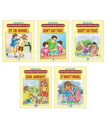 Dreamland Character Building 5 Moral Stories Books Pack for Children 120 pages , It is Mine, Don't Say That, Don't Do That, Go Away, It Won't Work