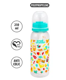 Small Wonder Admire Polypropylene Feeding Bottle Green - 250 ml