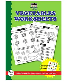Creativity 4 Tots Vegetables Worksheet - English