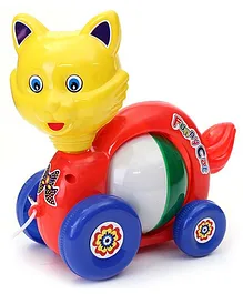 Luvely Funny Cat Musical Pull Along Toy (Color May Vary)