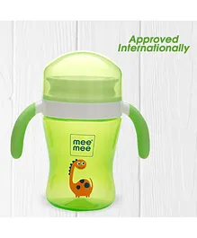 Mee Mee Plastic Easy Grip 360 Degree Trainer Sipper Cup Green - 240 ml