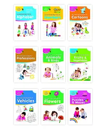 My Small Colouring Books Pack of 8 - English