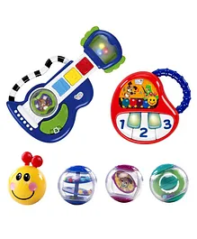 Baby Rattles Set of 6 - Multicolour