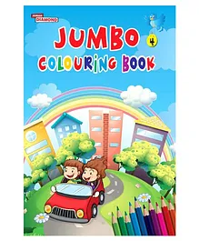 Jumbo Colouring Book 04 - English