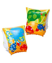 Intex Inflatable Swimming Arm Bands Fun Fish Print Set of 2 - Multicolor
