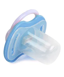 Kassy Pop Silicone Nipple Baby Pacifier Bear Print - Blue