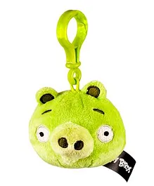 Angry Birds Clip On Soft Toy Green - Height 7 cm