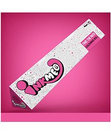 Inkmeo Reusable Find the Path Colouring Roll - White Pink