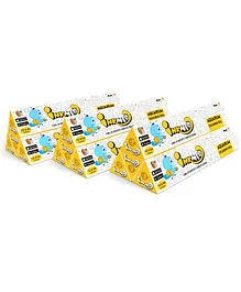 Inkmeo Reusable Aquarium Colouring Roll White Yellow - Pack of 12 
