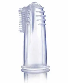 Nuby Oral Massager & Finger Toothbrush - Transparent
