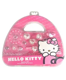 Hello Kitty Beauty Kit Hand Hair and Nail Accessories Set - Pink