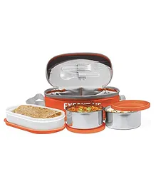 Milton Insulated Executive Lunch Box Set of 6 - Orange