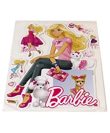 Barbie A4 Foam Sticker Set - Pink