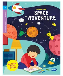 Colour Club Space Adventure 2 Colouring Book - English