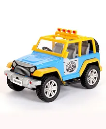 Centy Ranger Adventure Pull Back Jeep - Blue & Yellow