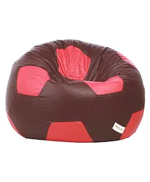 Sattva Football Shaped Bean Bag Without Beans XXL - Brown