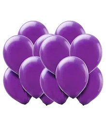 Toy Jumble Solid Pack of 35 Plain Purple Balloons for Decorations and Parties Balloon (Purple, Pack of 35)