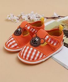 Cute walk by Babyhug Casual Shoes Mouse Patch - Orange