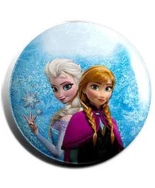 Funcart Frozen Plastic Button Pin Badge - Blue