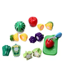 Smiles Creation Cut and Fun Fruit & Vegetable Set 10 Pieces - Multicolor