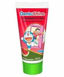 DentoShine Doraemon Watermelon Flavoured Gel Toothpaste - 80 gm