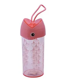 Pix Bottle Fish Design With Filter For Juice Pink - 350 ml