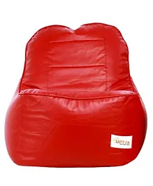 Sattva Rester Bean Bag Cover Without Beans - Red