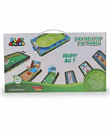 Playsmart Play Table Top 7 in 1 Game - Green