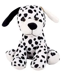 Ultra Dalmation Dog Soft Toy Black White - Height 22.8 cm