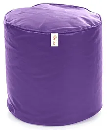 Sattva Footstool Round Bean Bag - Purple