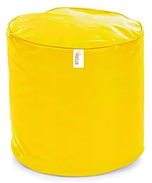 Sattva Footstool Round Bean Bag - Yellow