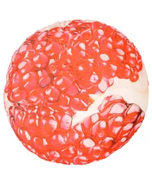 Deals India 3D Fruit Back Cushion - Red