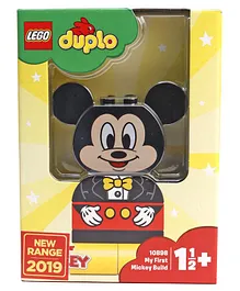 LEGO Duplo My First Mickey Build Set - Multicolor-9 Pieces-10898