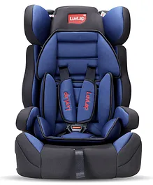 LuvLap Comfy Baby Car Seat With Adjustable Harness Height - Blue