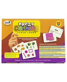 Krazy Colours 24 Flash Cards - Multi Colour 