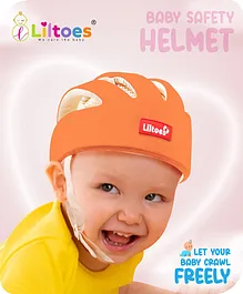 Liltoes Baby Safety Helmet - Orange