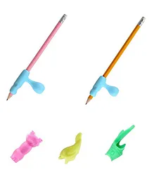 Syga Fish Pencil Grips Pack Of 5 - Multicolor
