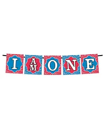 Syga I am One Party Banner - Blue