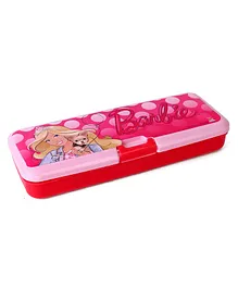 Barbie 2 Compartment Pencil Box - Pink