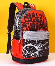 Marvel School Bag Spider Man Print Black Red - 19 Inches
