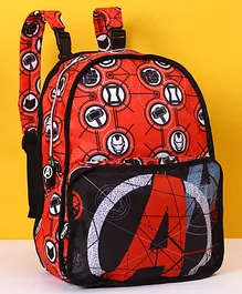 Marvel Avengers Heros Reversible School Bag Red Black - 16 Inches